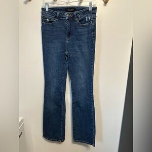 Judy Blue Slim Bootcut Jeans Comfort Stretch Style JB88290 Size 7/28 Dark Wash